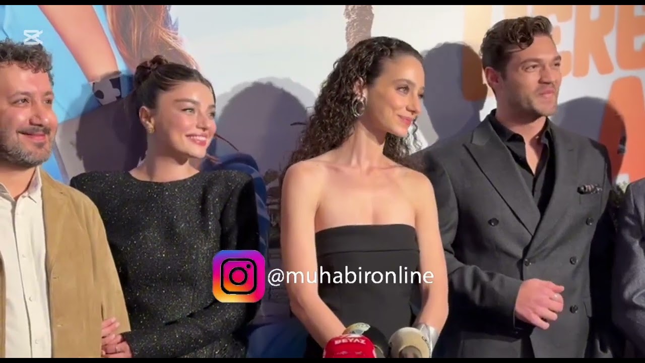 Furkan Andıç ve Ayça Ayşin Turan 90 Derece Aşk filminin galasında konuştu