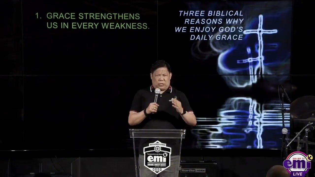 THE BIBLE EXPLAINS 192 PART 11, TWELVE TIMELESS PRINCIPLES OF GRACE PREACHING BY BISHOP EMI DOMINGO.