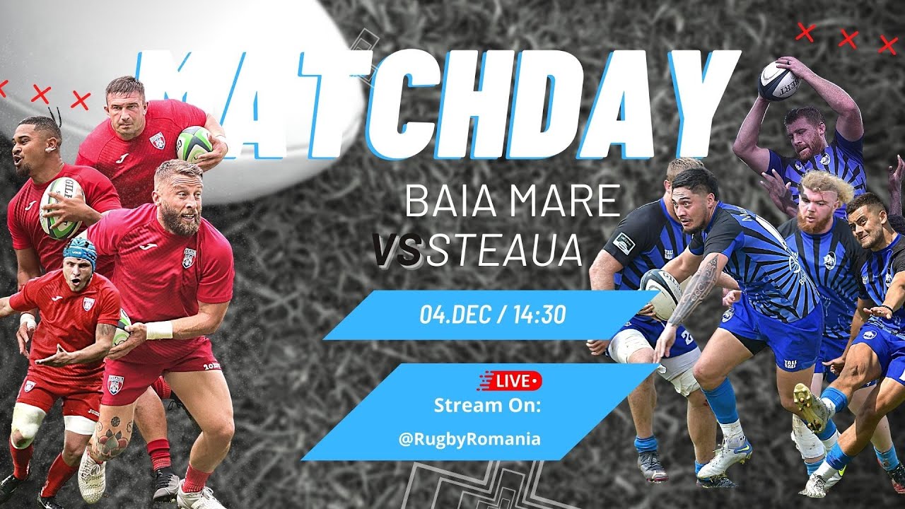 Finala Liga Națională de Rugby: CSM Știința Baia Mare vs CSA Steaua