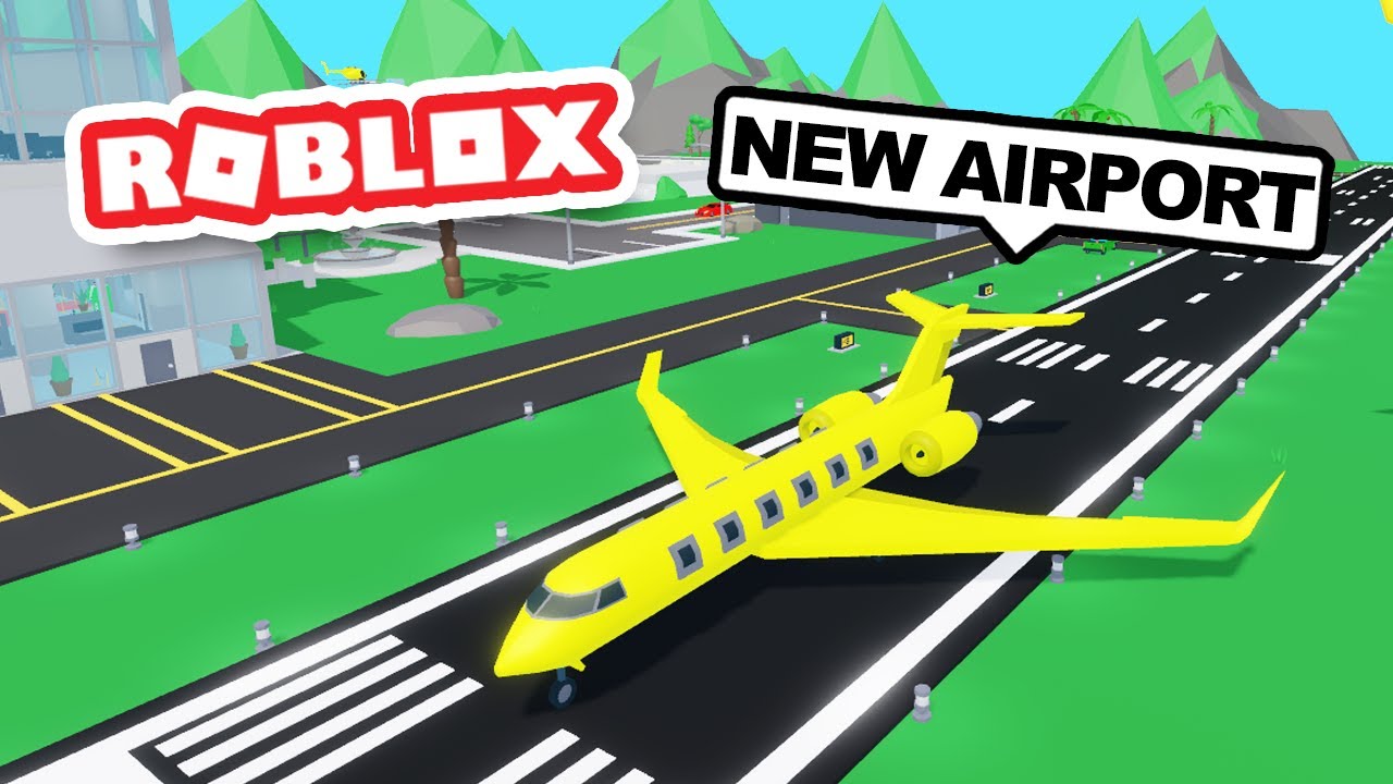 BUILDING an AIRPORT in My New City in ROBLOX