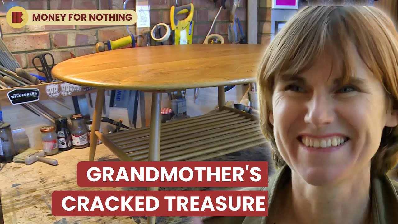Cracked Ercol Table and Rusty Bike Upcycle Profit