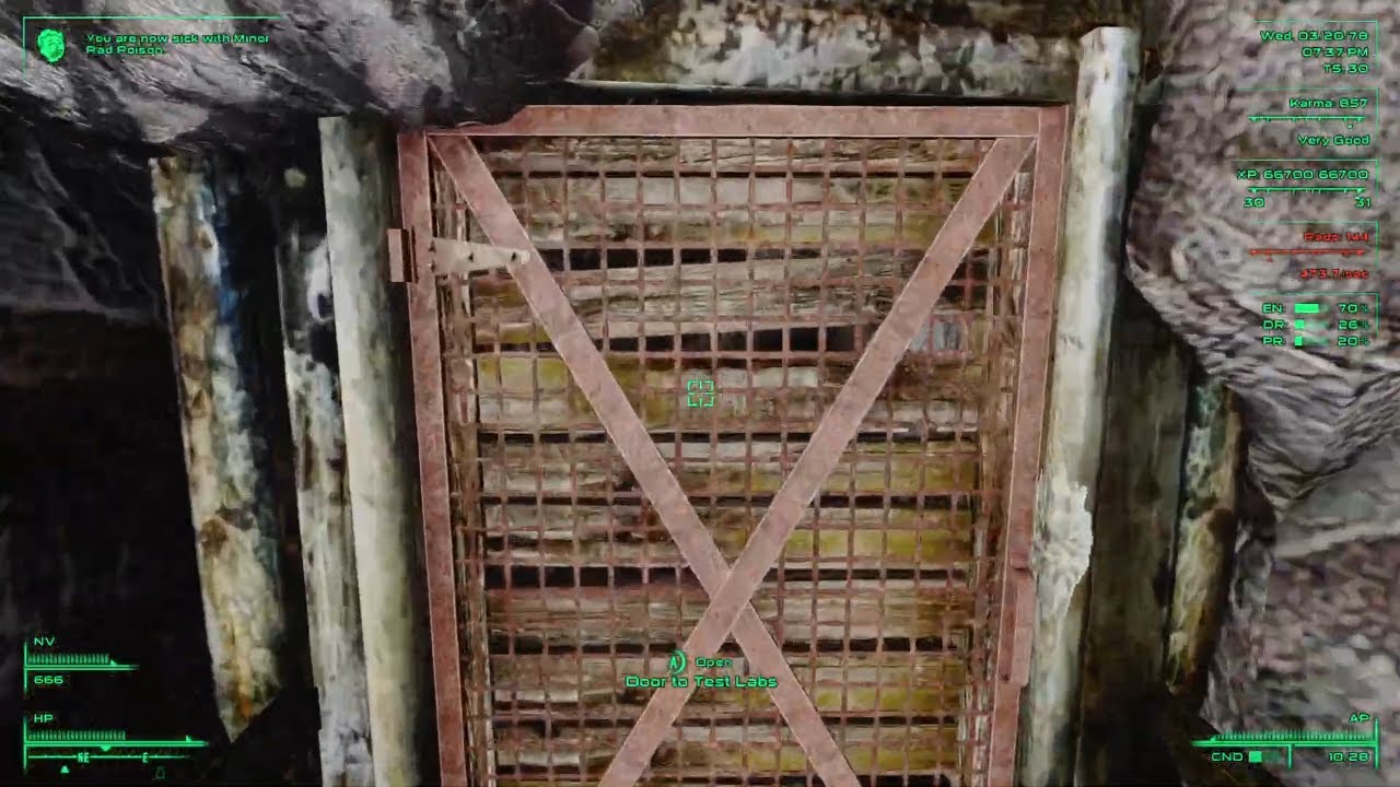 Fallout 3: Vault 87 front door restored