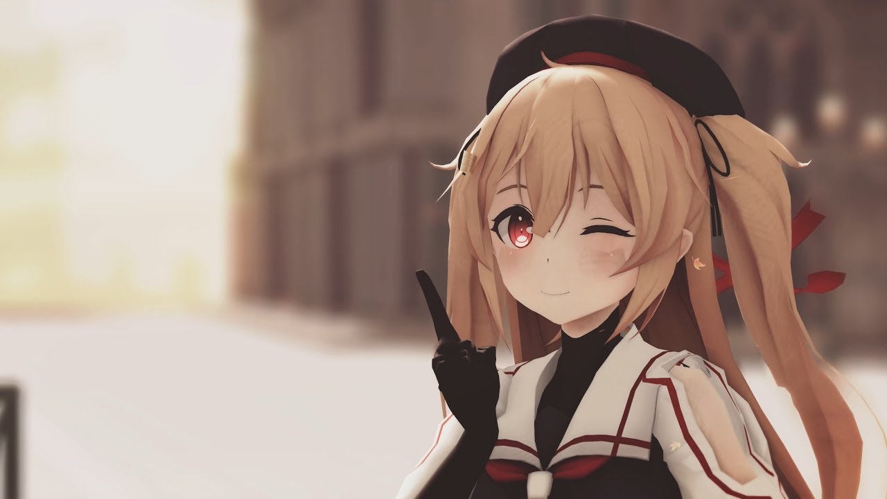 MMD艦これ】ライカ　(村雨)