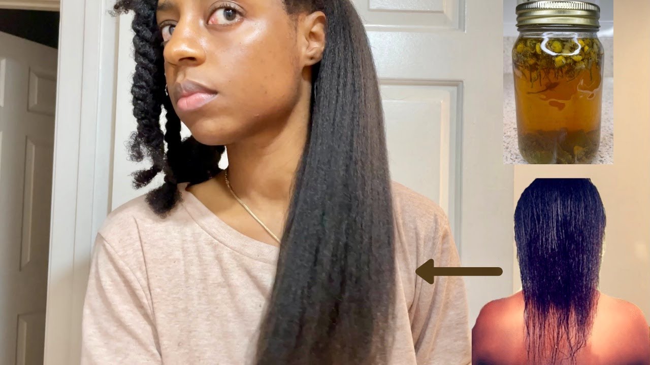 ACCELERATE HAIR GROWTH & REDUCE SPLIT ENDS WITH THIS HAIR  TREATMENT | ALL NATURAL HAIR REMEDY