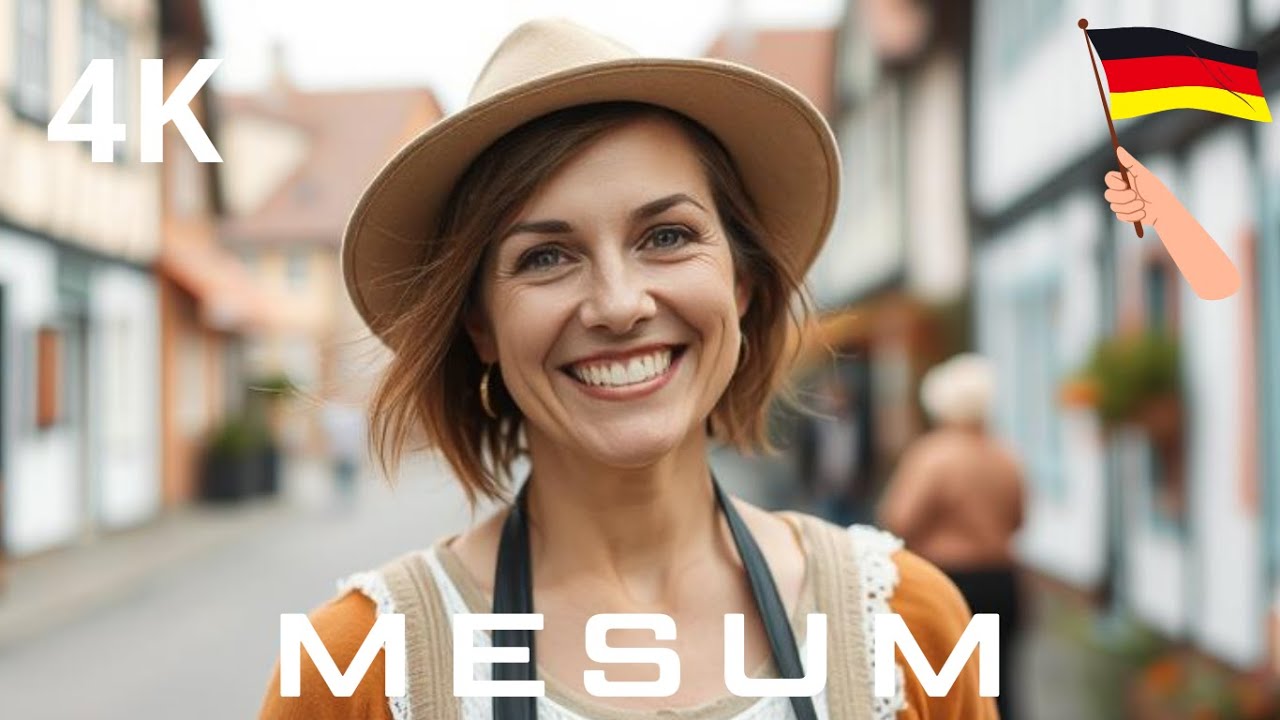 🇩🇪 Mesum (Rheine) 4K Walking / The Germany / A Peaceful Village by the Ems River