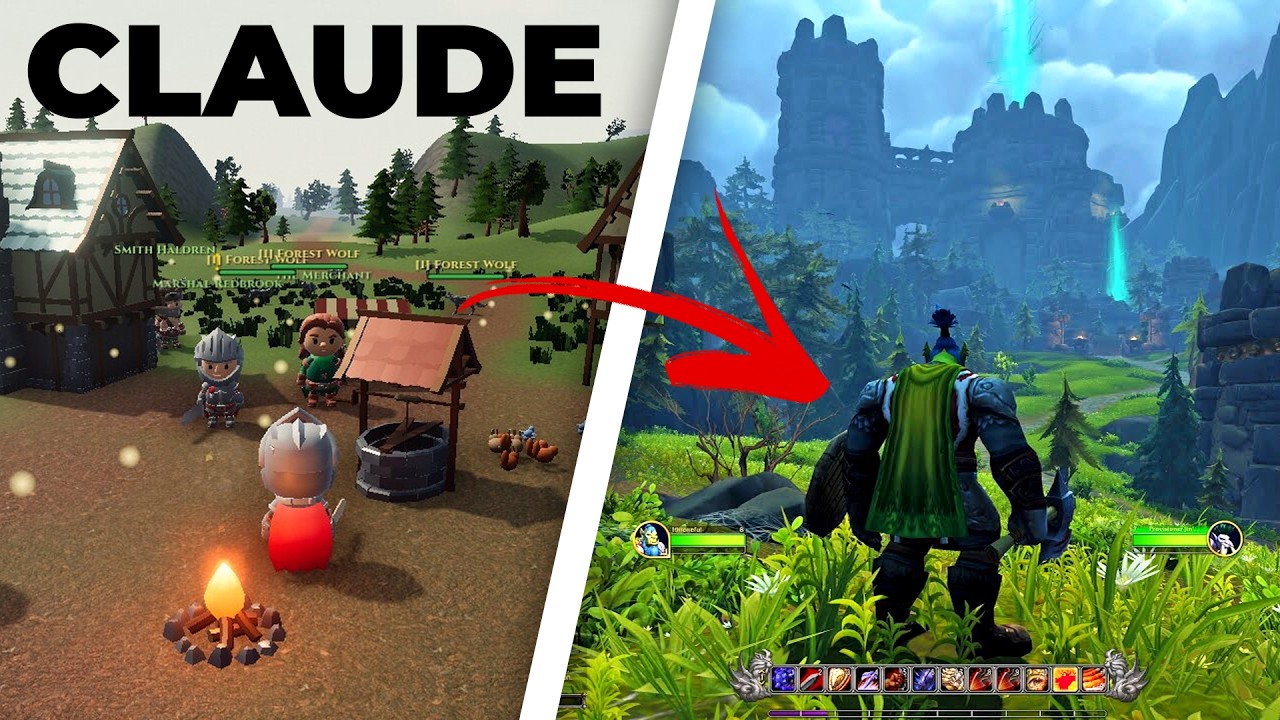 O CLAUDE criou um MMORPG (n&oacute;s testamos)