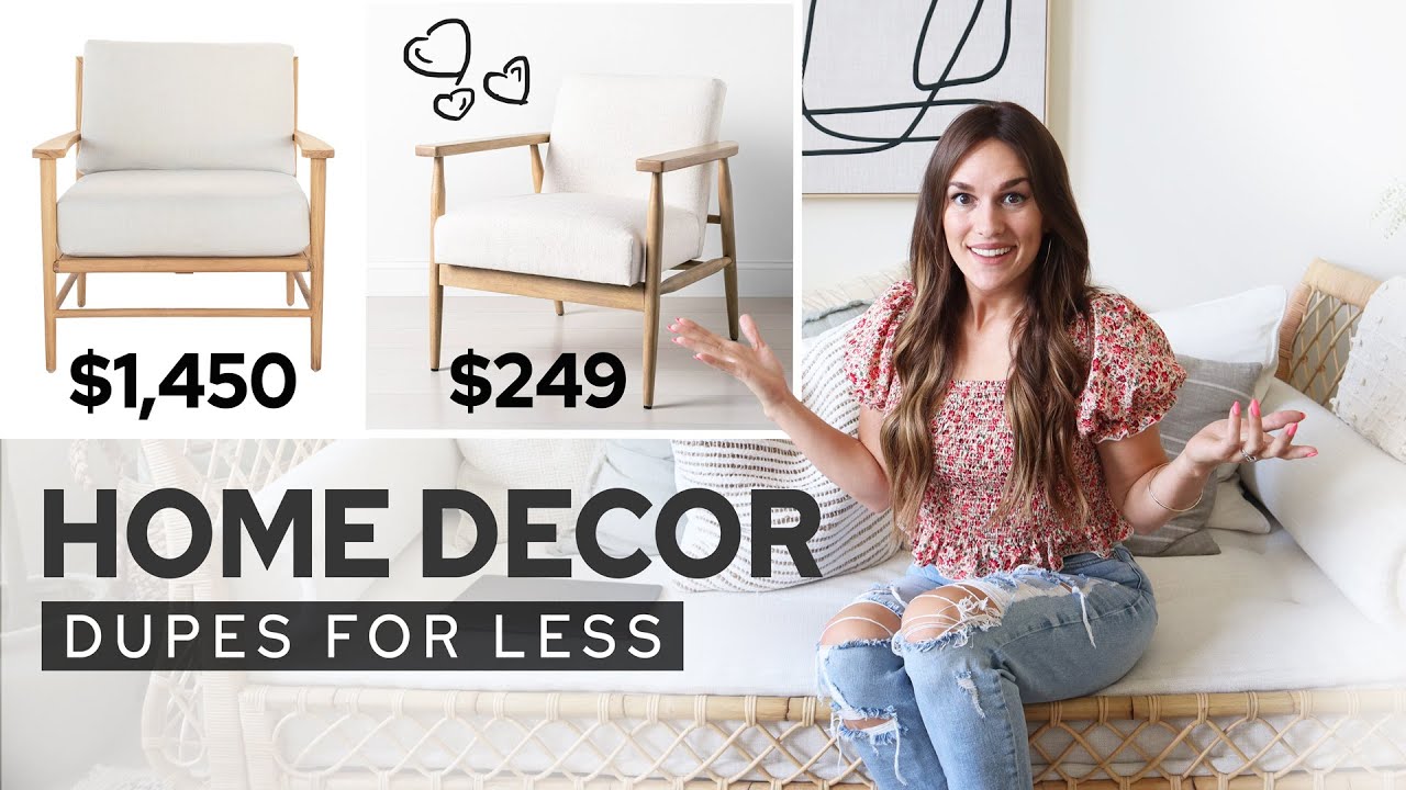 6 HIGH END home decor DUPES that will make your home look EXPENSIVE!!