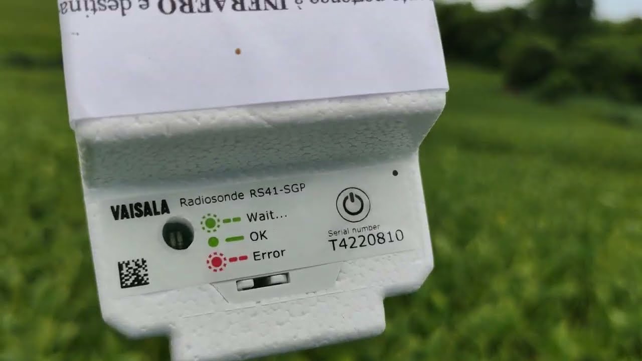Resgate Radiossonda Meteorol&oacute;gica Vaisala RS41 recuperada na zona rural de Irer&ecirc;, 06/02/2022