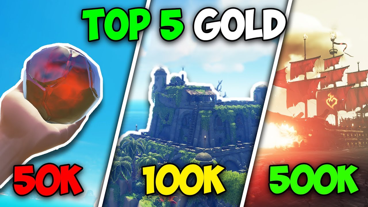 TOP 5 Best Ways to Make GOLD in Sea Of Thieves (2025)