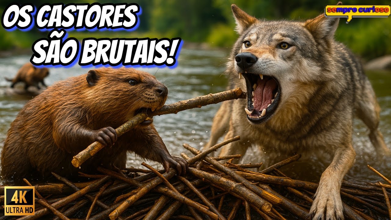 O Incr&iacute;vel Mundo dos Castores: A  FANT&Aacute;STICA Engenharia - Como Eles Constroem Represas? DOCUMENT&Aacute;RIO