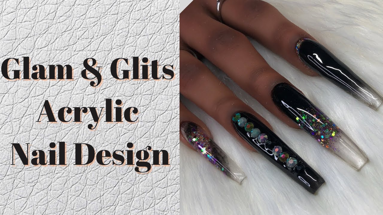 Encapsulated Acrylic Nail Design