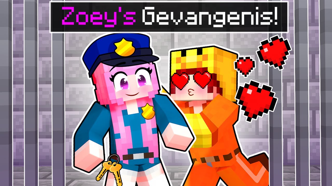 OPGESLOTEN In ZOEY'S GEVANGENIS In Minecraft..