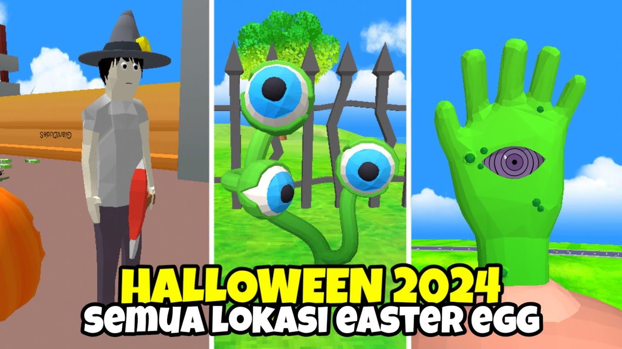 NEW UPDATE ‼️ SEMUA EASTER EGG DI HALLOWEEN EVENT 2024 DUDE THEFT WARS