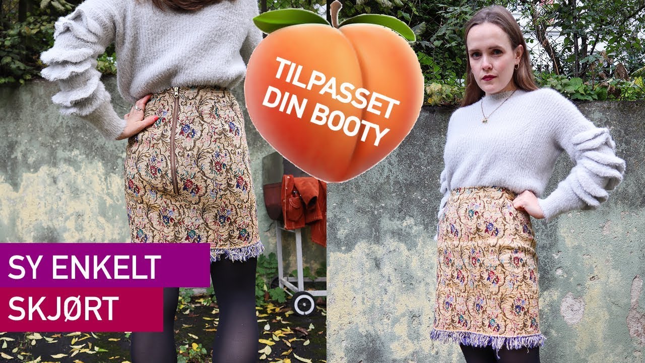 SY ENKELT SKJØRT som passer kroppen din perfekt