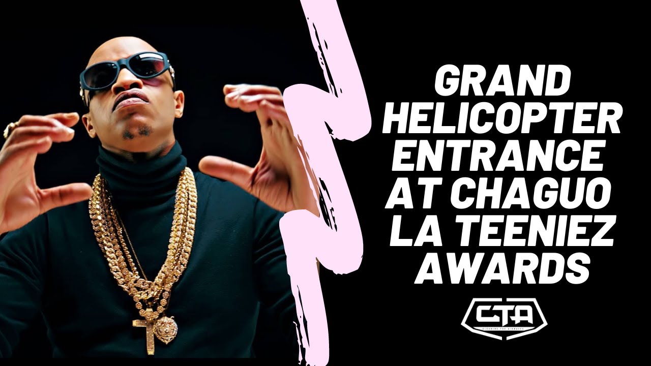419. Grand Helicopter Entrance At Chaguo La Teeniez Awards - Prezzo (The Play House)
