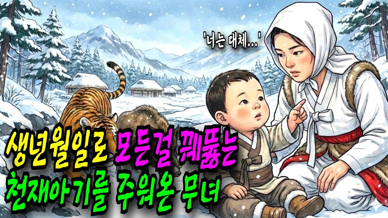 생년월일하나로 속마음까지 꿰뚫는 역술 천재 아기를 주워온 무녀ㅣ옛날이야기ㅣ감동ㅣ오디오북ㅣ야담ㅣ민담ㅣ설화ㅣ전설