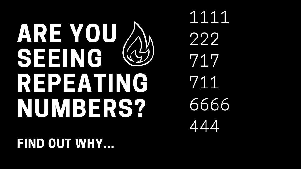 Twin Flame Repeating Numbers Signs & Meaning ⎮What it means when you're seeing 1111, 222, 444...