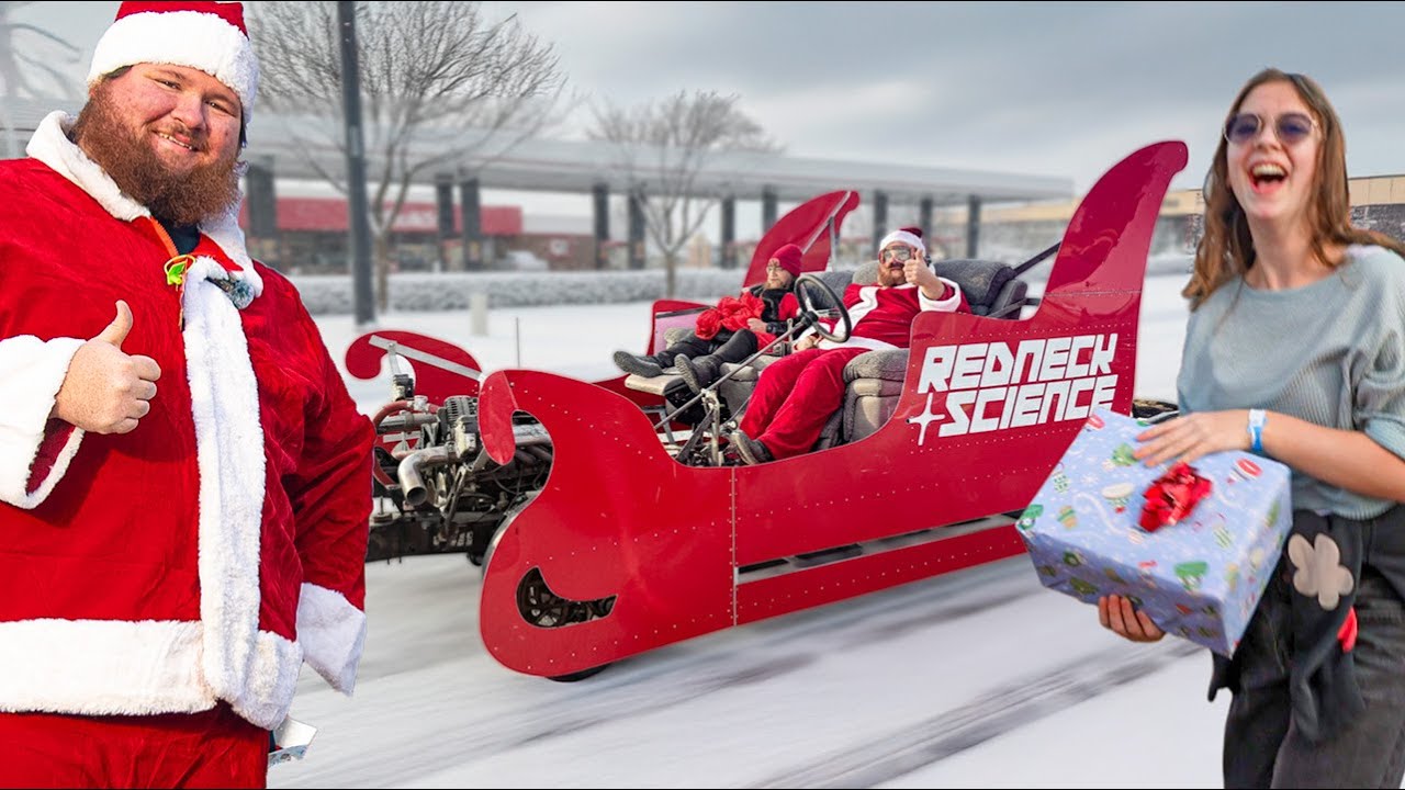 I Built a V8 Sleigh to Deliver Presents