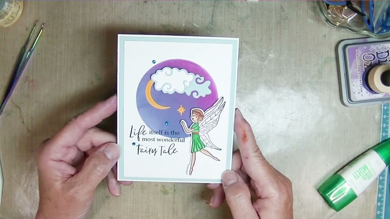 Quick Card: Stretch Your Stencils With Easy Technique + Scrappy Tails Crafts Release