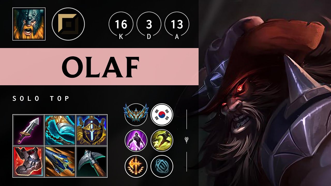 Olaf Top vs Camille - KR Challenger Patch 25.18