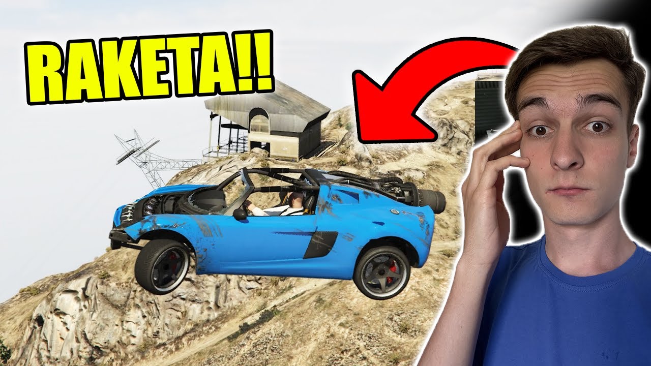 AVTO Z RAKETO gre na NAJVIŠJO GORO?! Gta 5 Online [SLO]