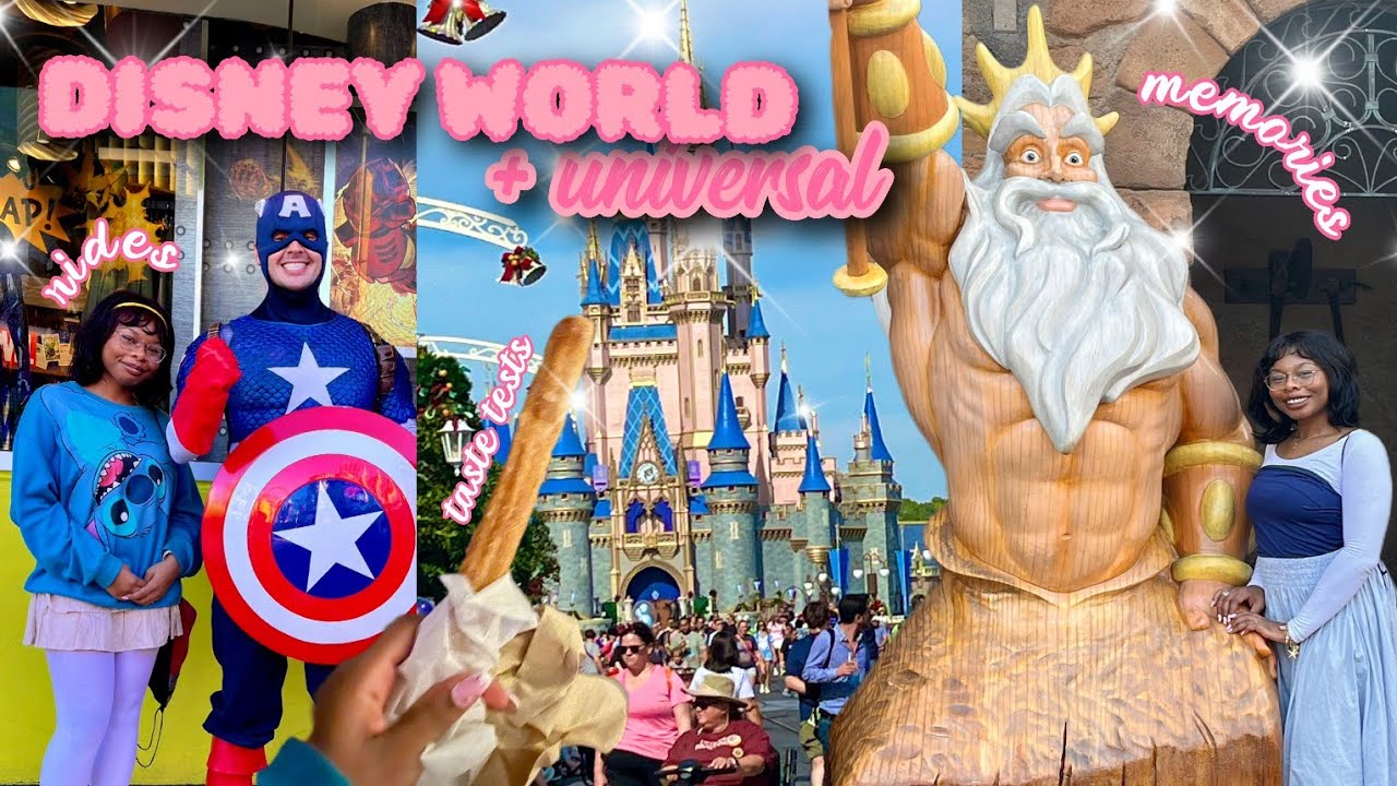 I Went to Disney World & Universal for the First Time! | park rides, food reviews, and fatigue