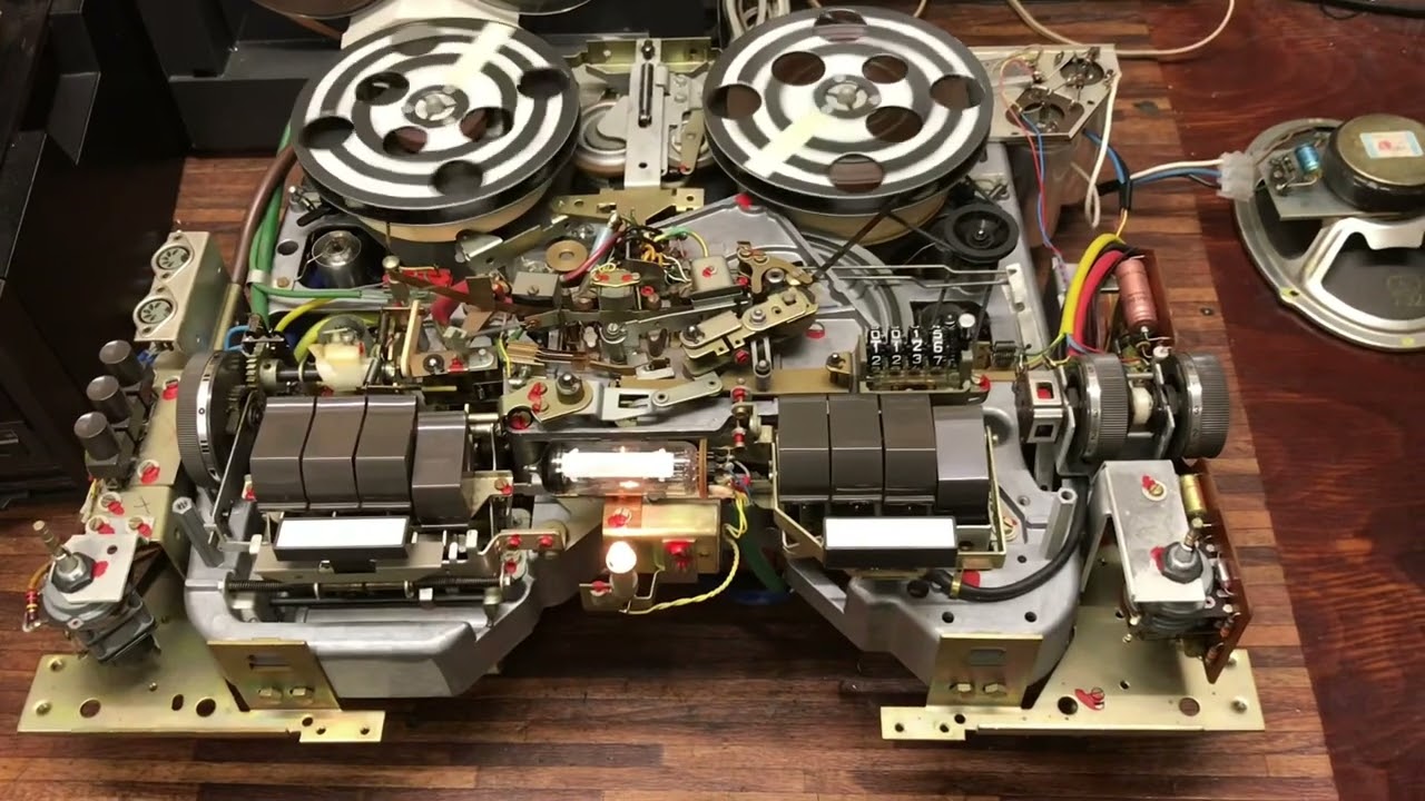 Grundig Studio TS 340 HiFI Stereo Tonbandgerät Baujahr 1967 nach Reparatur und Umbau ein Testlauf ￼