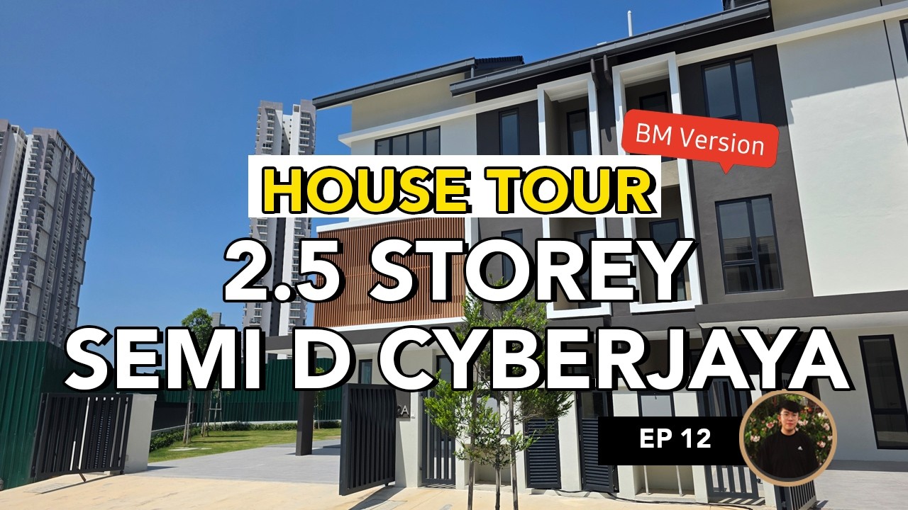 [SHORT HOUSE TOUR 12] Semi D 2.5 Storey Cyberjaya Allegro Residence Symphony Hills 36x80 | 3,354sf