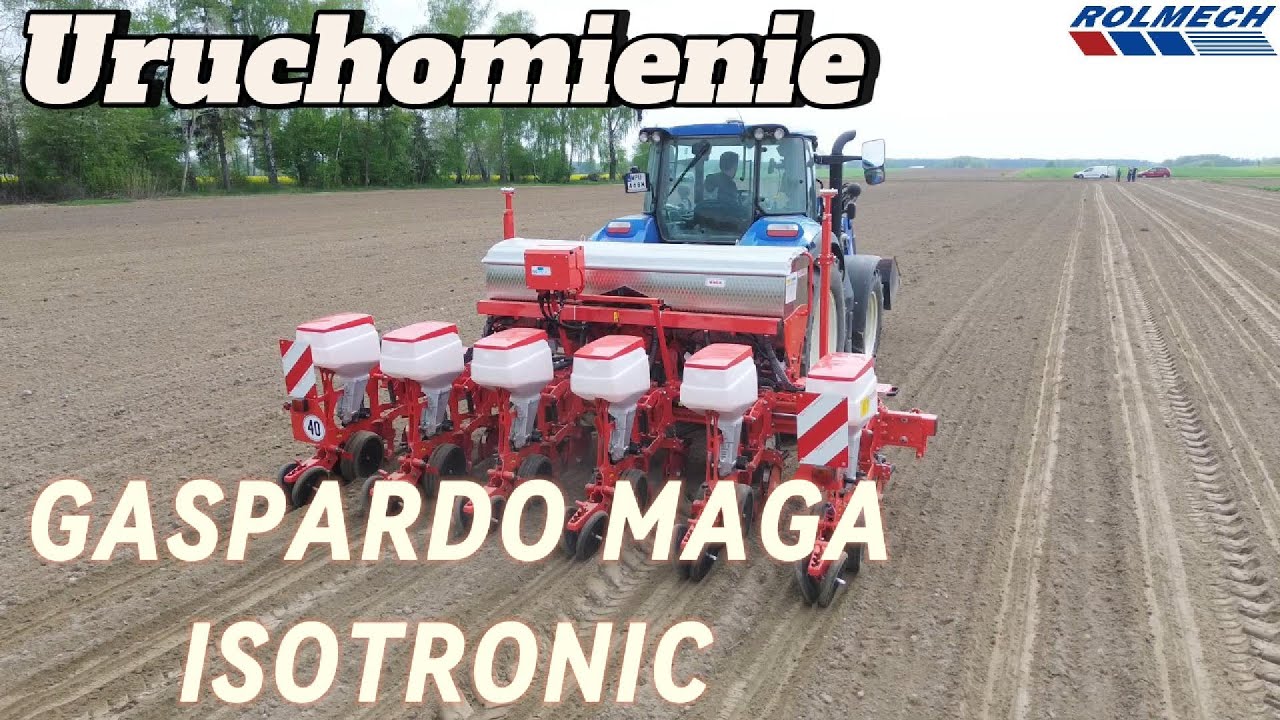 Uruchomienie siewnika GASPARDO MAGA ISOTRONIC / FJDYNAMICS / ROLMECH