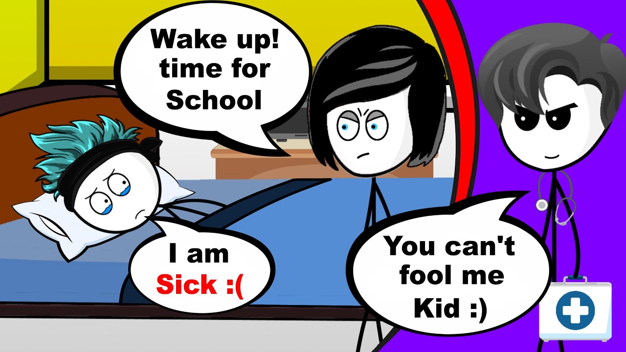 When a Gamer Pretends to be sick to play games