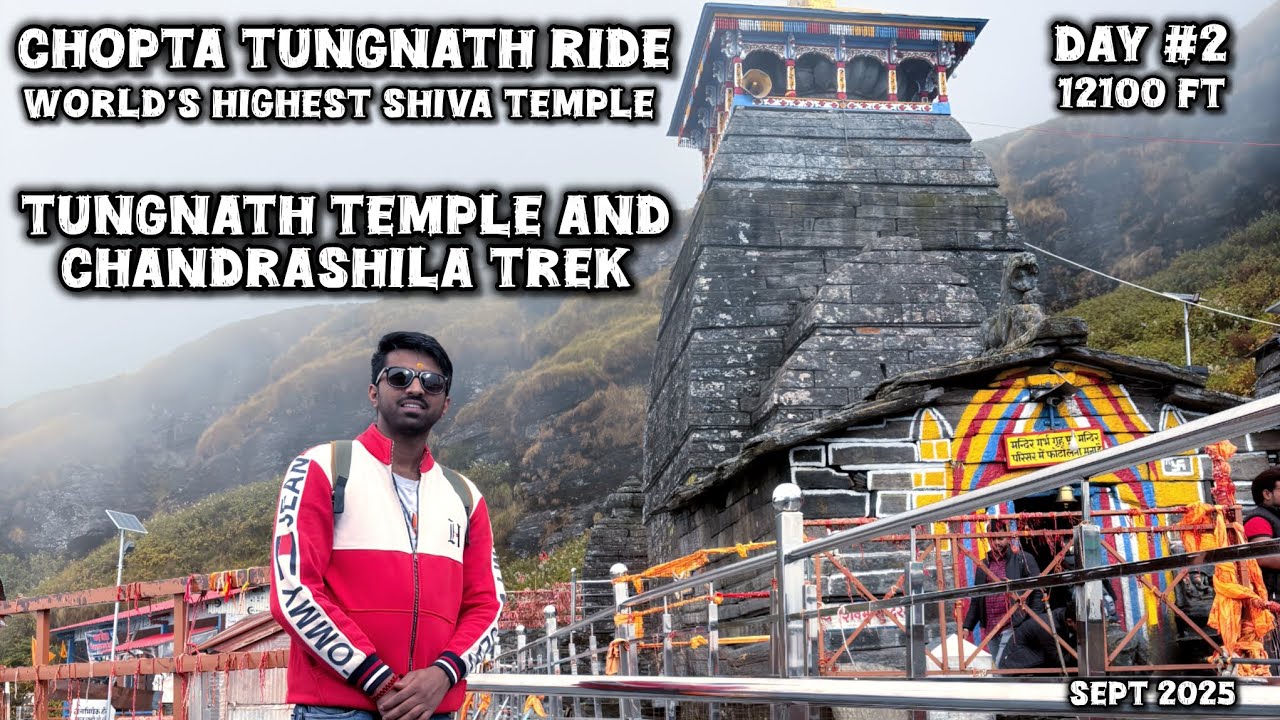 TUNGNATH MANDIR AND CHANDRASHILA TREK | CHOPTA RIDE DAY#2 #uttrakhand #tungnath #trek #chandrashila 