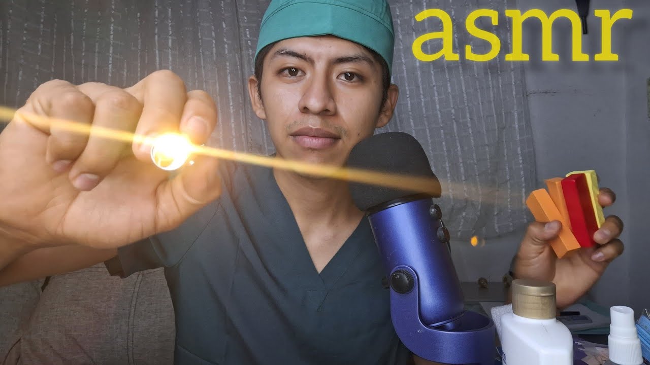 ASMR Médico 🎧 Examen de Nervios Craneales | Roleplay Relajante