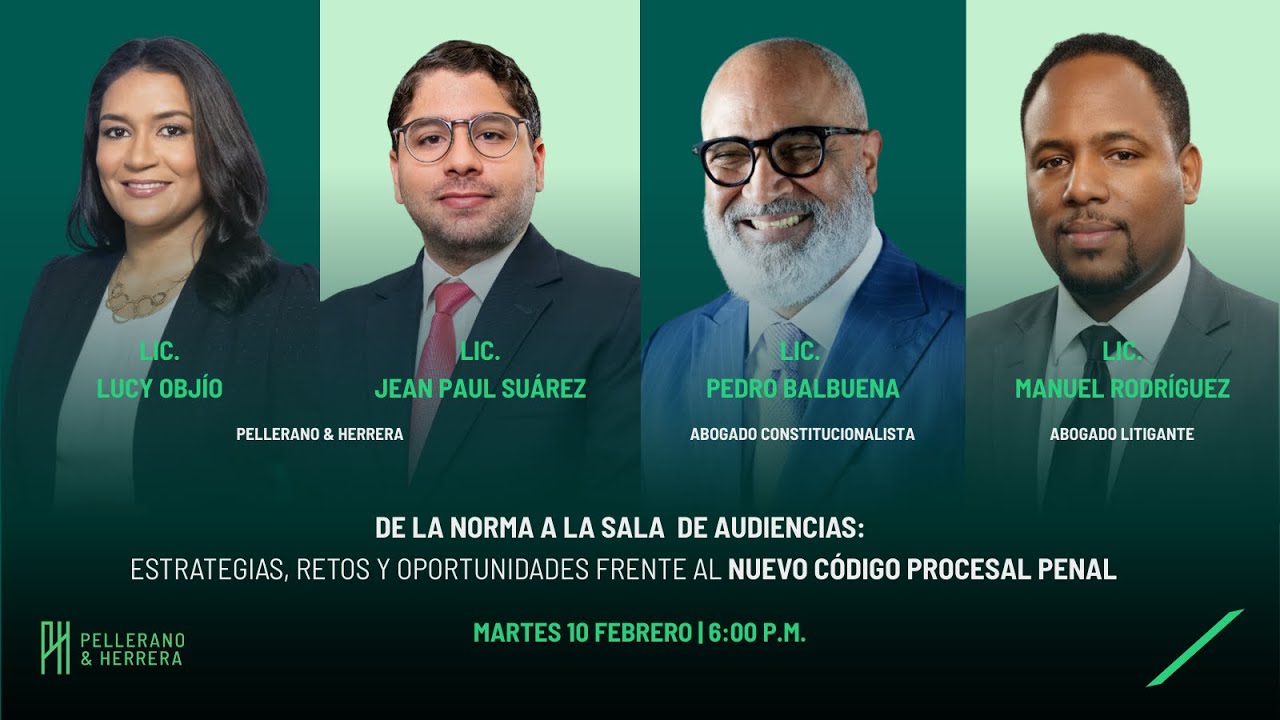 Webinar: Estrategias, retos y oportunidades frente al nuevo Código Procesal Penal