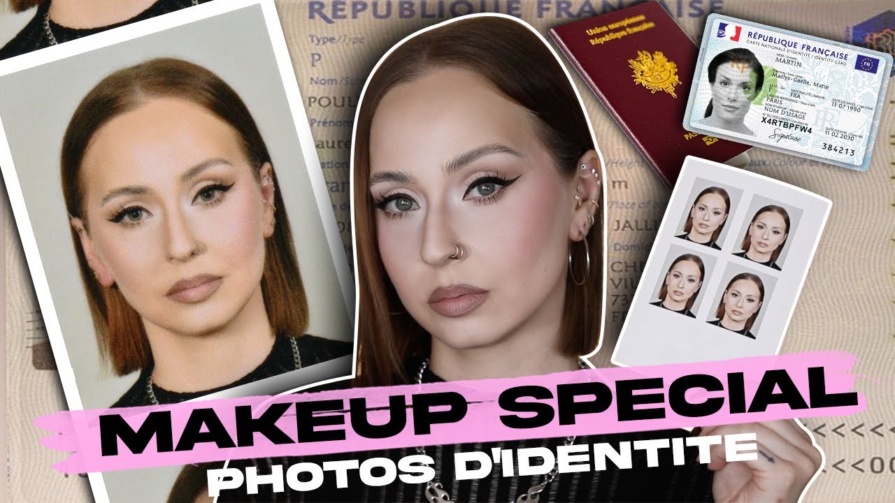 Le maquillage PARFAIT pour vos PHOTOS D'IDENTITÉ (passeport, carte d'identité, permis...)