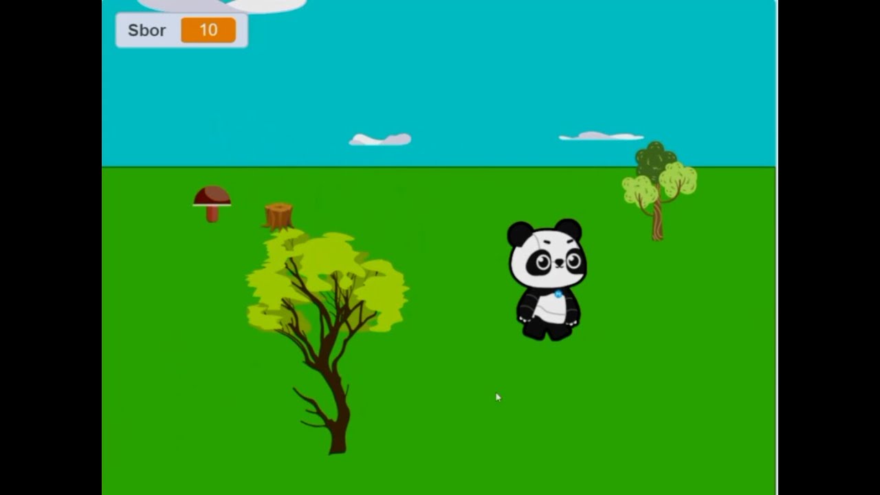 Scratch MBlock5 Game Mushroom collection