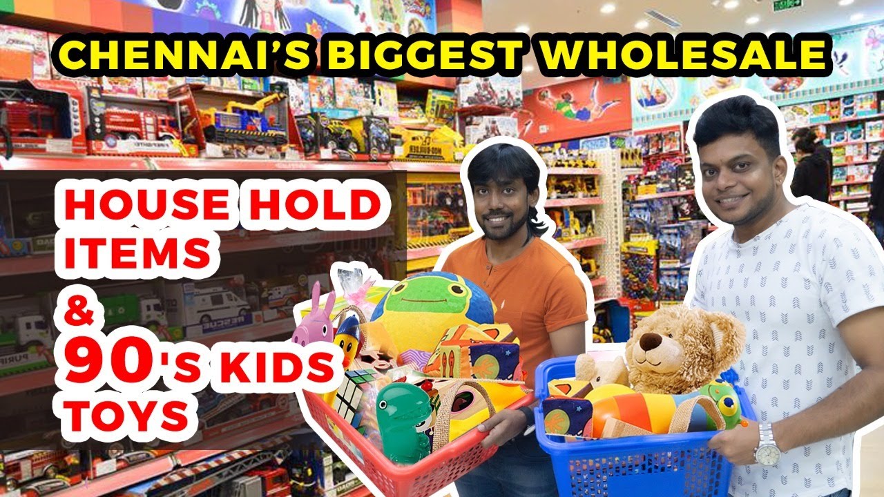 Chennai Biggest Wholesale 90s kids toys & Household || sai Krishna Stores
