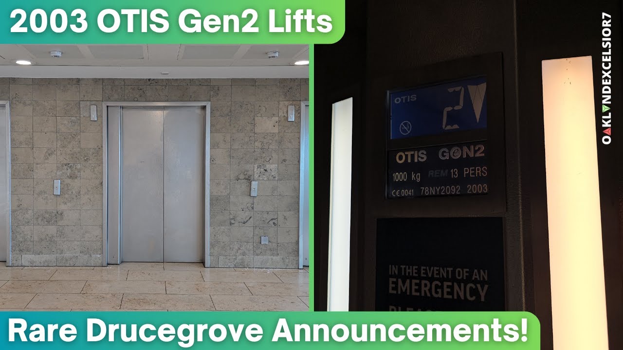 Characterful 2003 OTIS Gen2 Lifts at Metrocentre Red Car Park, Gateshead