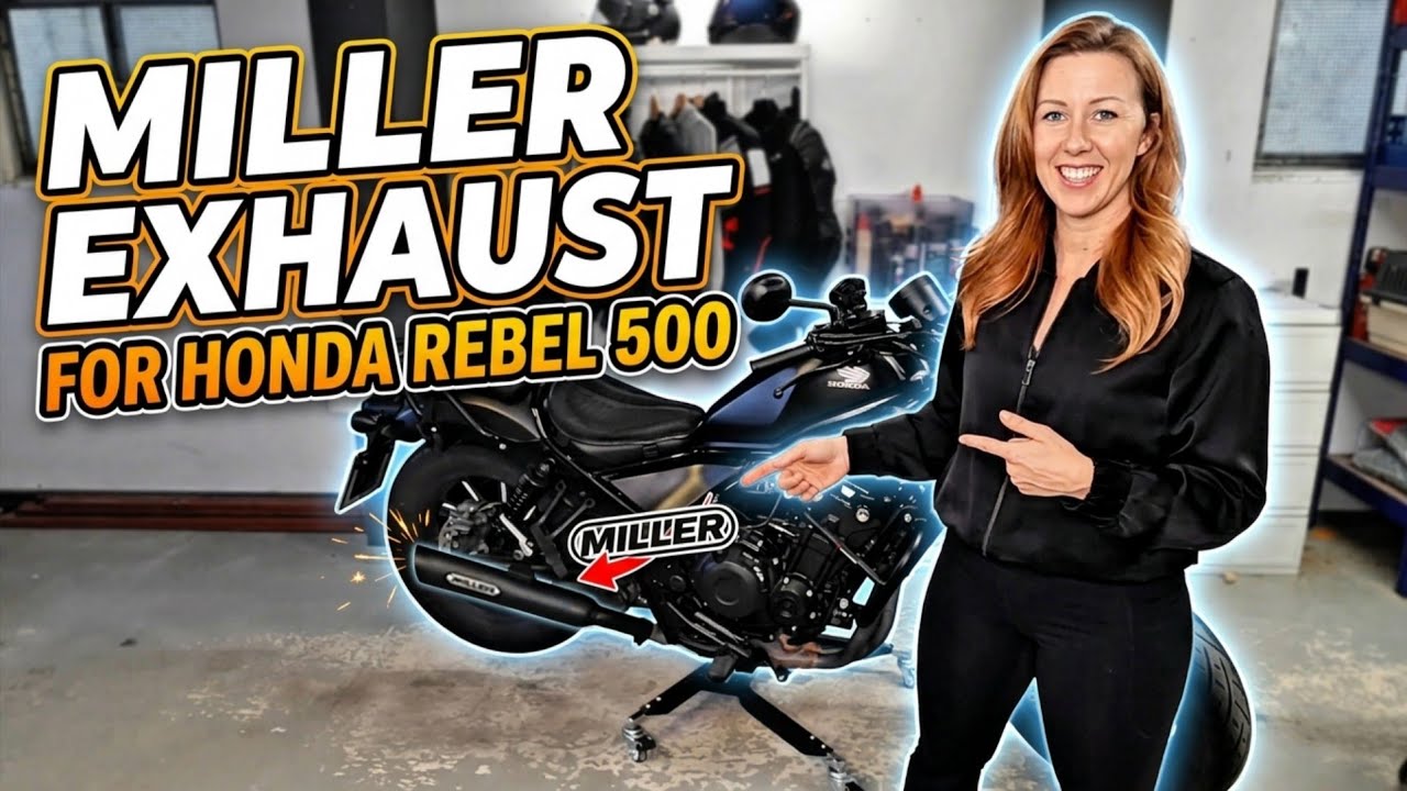 Honda Rebel 500 Miller Exhaust | User review 