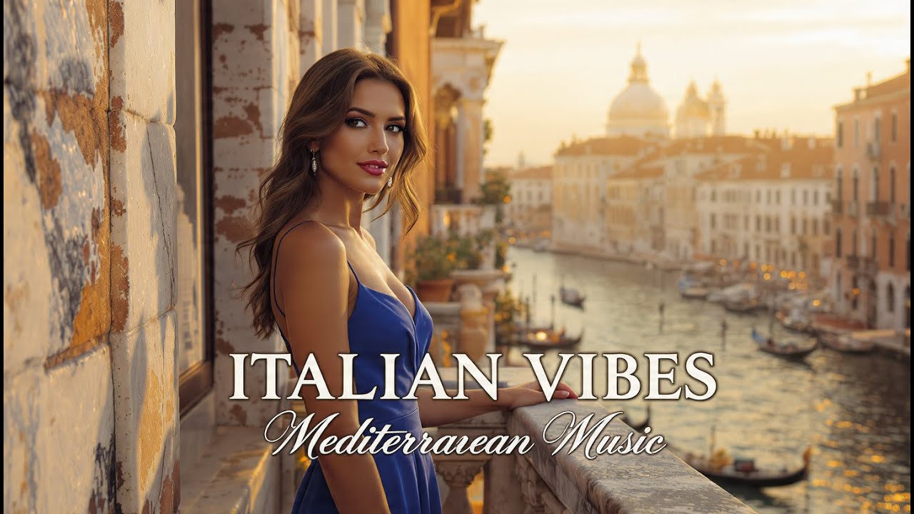 Romantic Italian Coast ❤️ Mediterranean Music 2+ Hours | Amalfi Coast & Lake Como 4K
