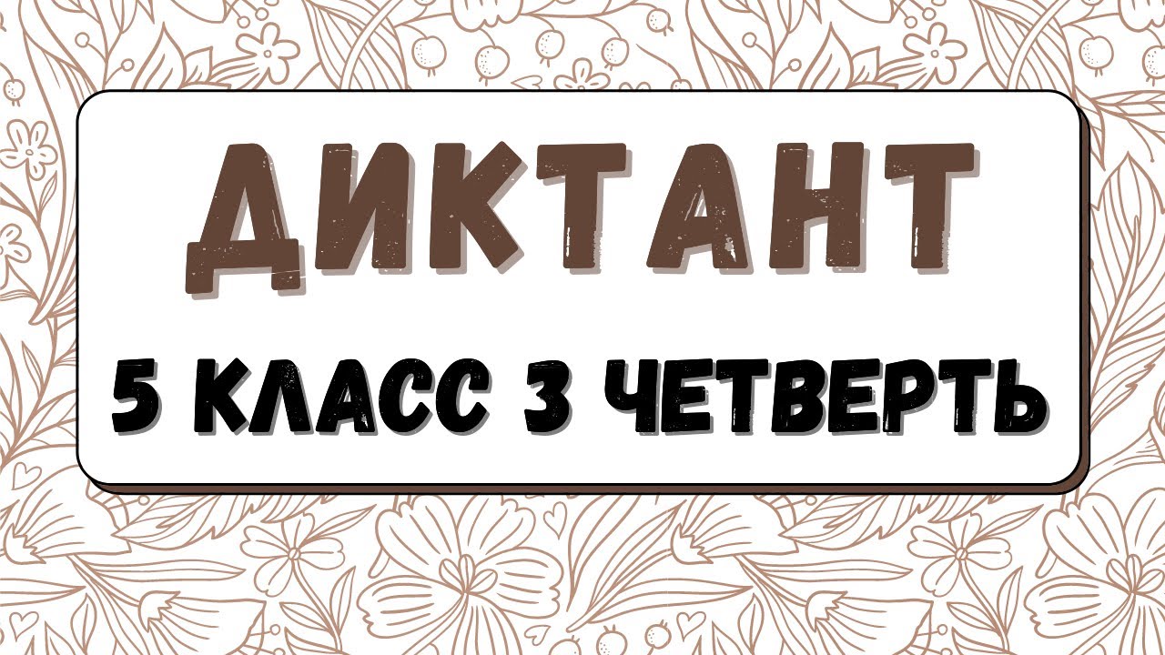 Диктант 5 класс 3 четверть «В лесу летом»