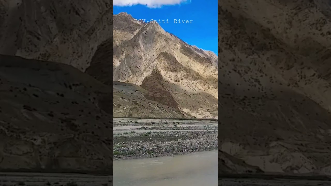 Spiti River #spiti #river #himachalpradesh #shorts #youtubeindiashorts #youtubeshorts #vlog