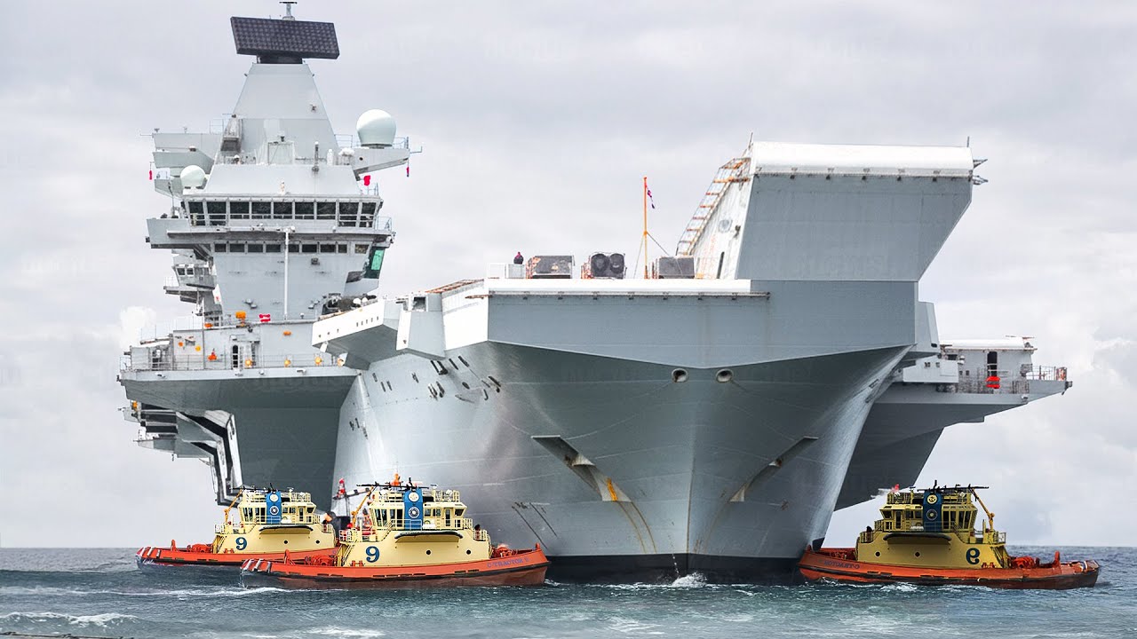 UK&rsquo;s Most Powerful Carrier Ever Built in Action
