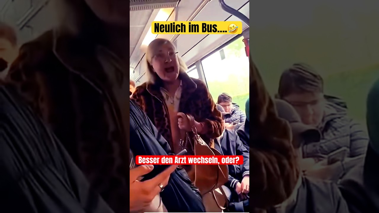 Busgefl&uuml;ster&hellip;😂 #fyp #foryou #shorts #bus #lustig #doctor #viral #trending