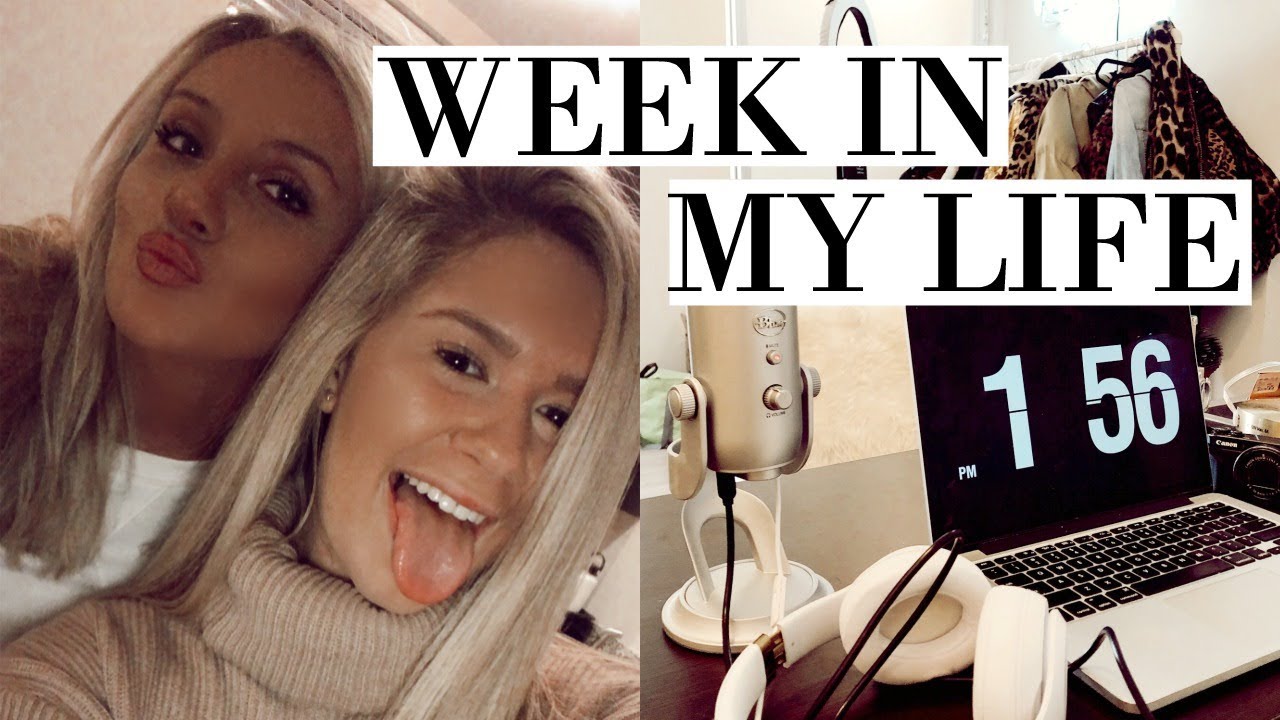 college week in my life: exams, working out, studying!