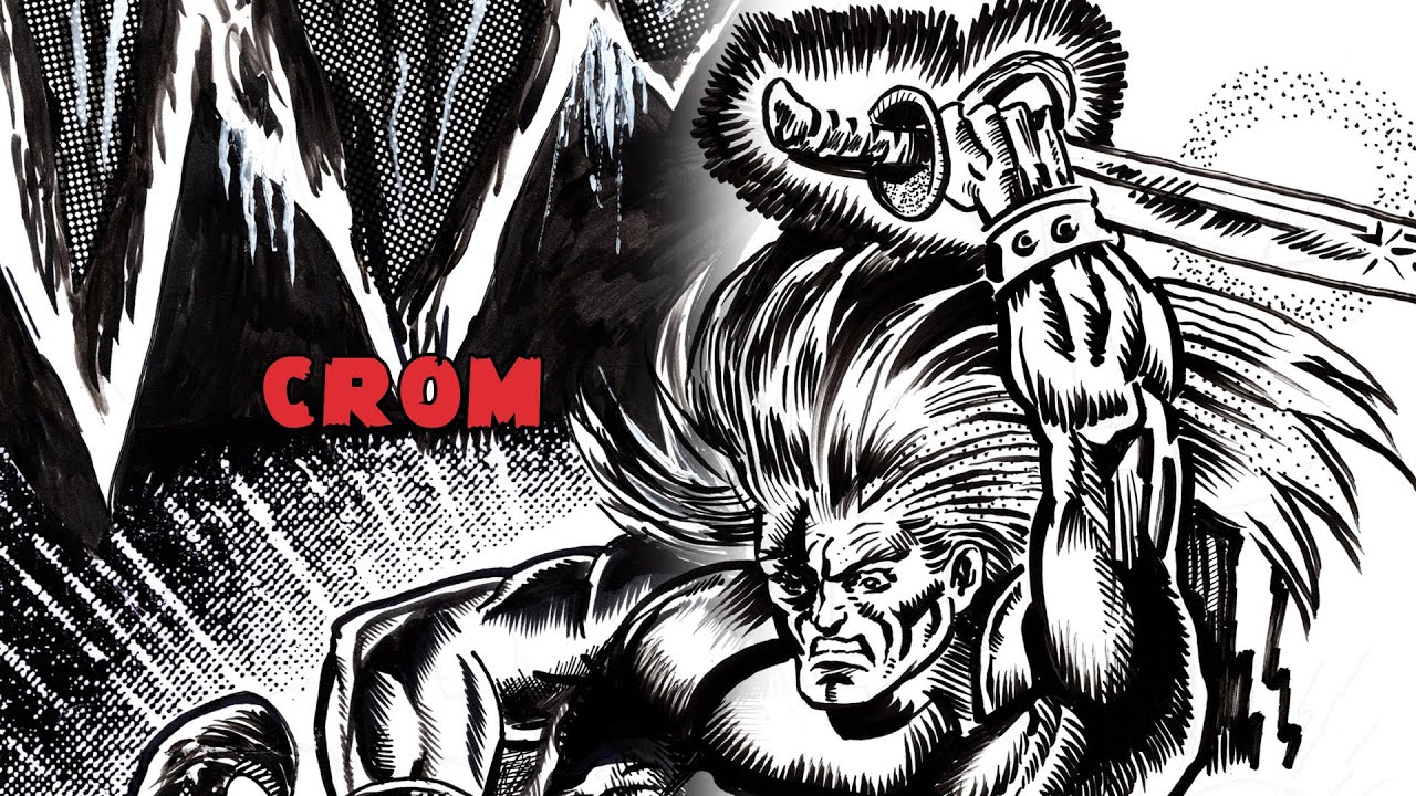 I Wanna Ink Like Ken Landgraf | Outlaw Comics Legend | Visit Cromthebarbarian.com to Buy the Comic!