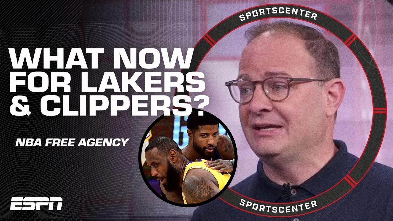 Woj reveals WHAT'S NEXT for LeBron James & Paul George ahead of NBA Free Agency 👀 | SportsCenter