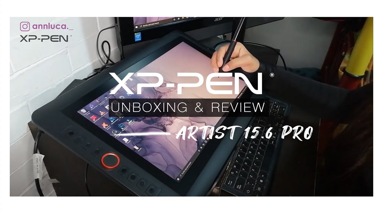 XP - PEN Artist 15-6 PRO UNBOXING & REVIEW / ¡Mi primer tableta digital con pantalla!