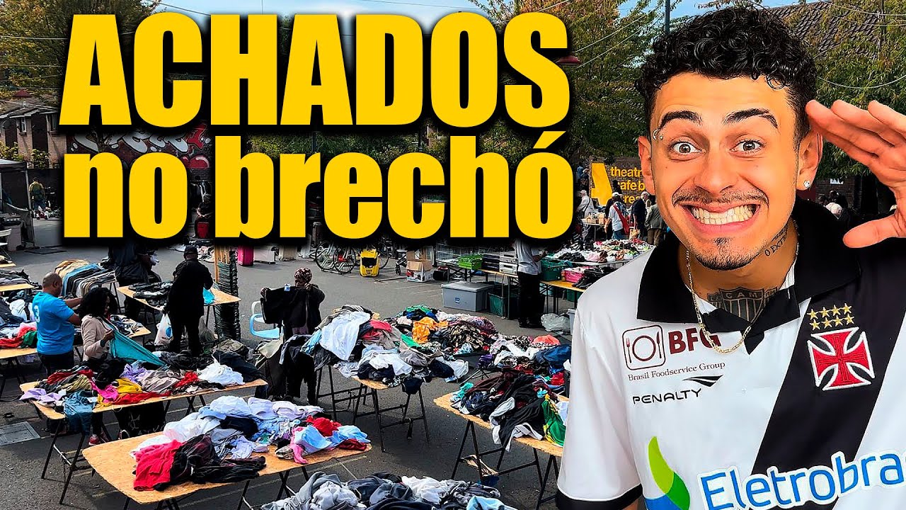 GARIMPANDO ROUPAS NO BRECHÓ DE RUA EM LONDRES