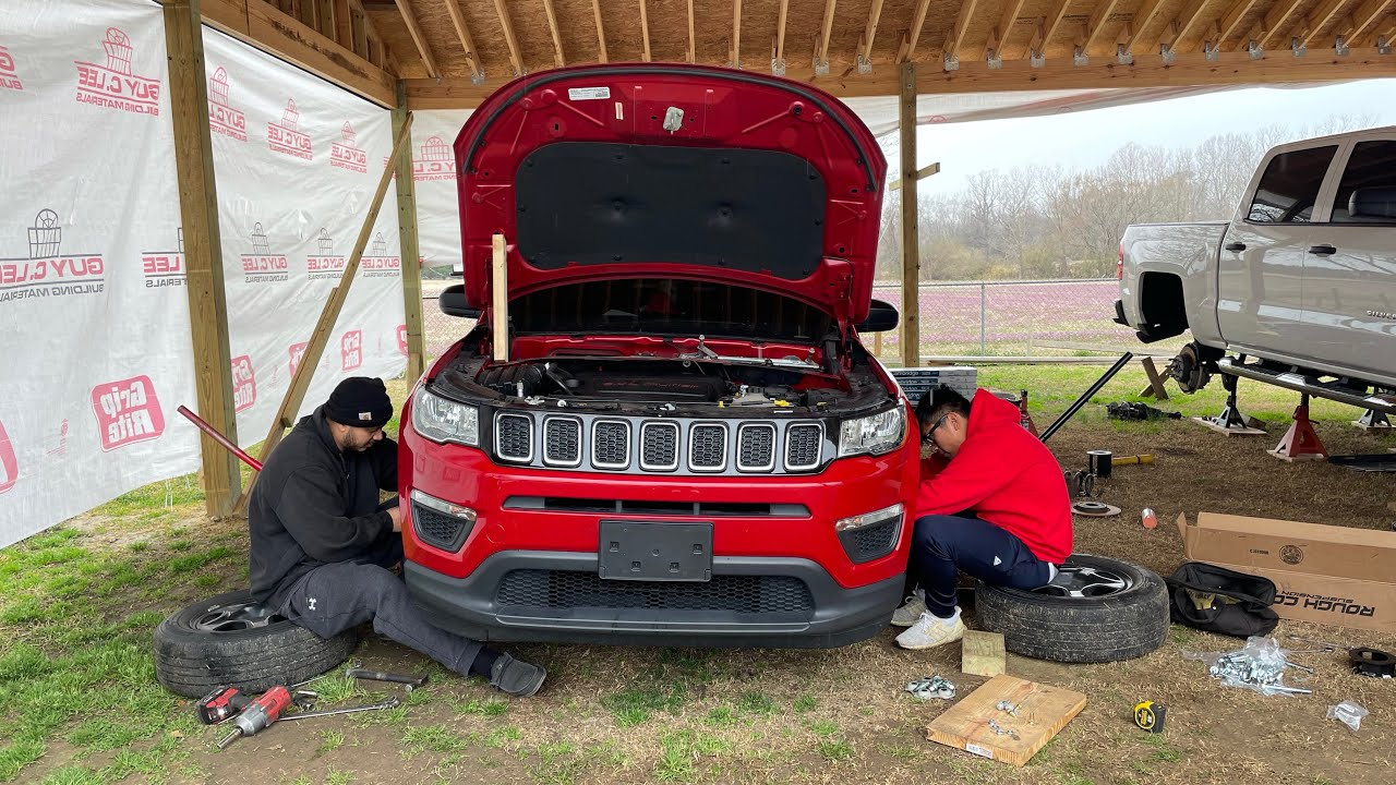 Installing a 2” RC lift kit on a Jeep Compass 2018