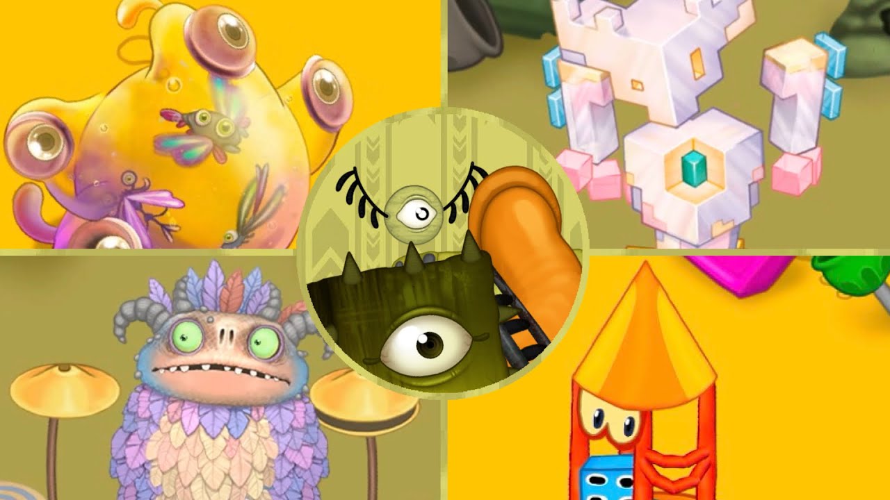 Liminal Playground (Major and Minor) - All Individual Sounds & Animations (My Singing Monsters)